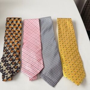 Nautica, Hilfiger, beau brummel, m.c Escher Tie’s- Black, Pink, Blue, Yellow